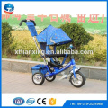 4 IN 1 push tricycle trois Air wheel baby tricycle cadre en métal enfants tricycle tricycle avec toit / parasol